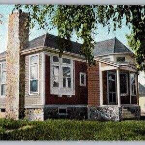 Postcards Lot of 4 Vintage and Older Libraries of Maine #935